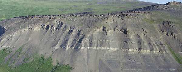 Slope Mountain panorama. Photo credit: David LePain, DGGS.