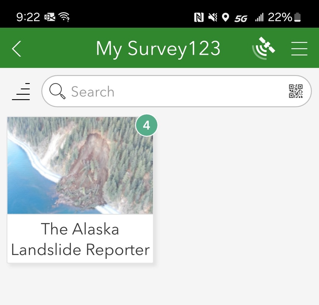 Alaska Landslide Reporter Offline Step 3b 