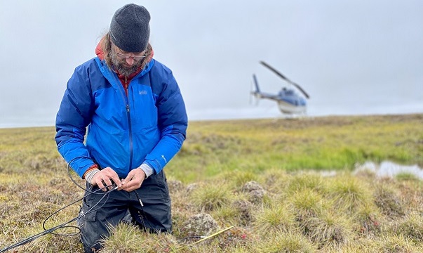 Installing sensors on the North Slope